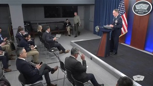 Pentagon Press Secretary Holds Briefing