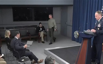 Pentagon Press Secretary Holds Briefing