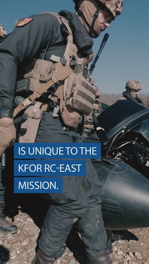 KFOR conducts amphibious patrols