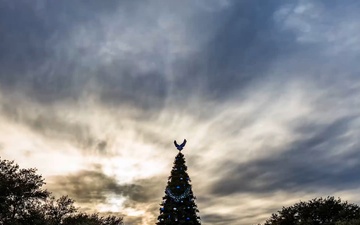 JBSA-Lackland Tree lighting timelapse