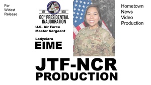 U.S. Air Force Master Sgt. Ladyciara Eime - Hometown News (JTF-NCR Reel)