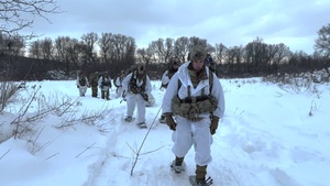 Commando Brigade Leaders Execute Cold Weather Training