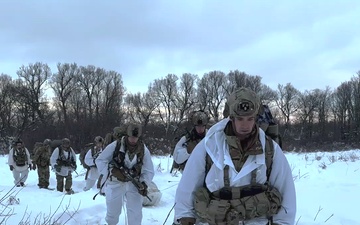 Commando Brigade Leaders Execute Cold Weather Training