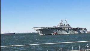 USS Wasp Returns to Naval Station Norfolk