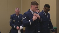 Indiana Air National Guard Honor Guard Presents Colors at Big Ten Championship Game in Indianapolis