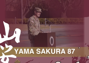 Yama Sakura 87 - Opening Ceremony U.S. Remarks