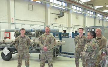 Command first sergeants visit Spangdahlem Air Base