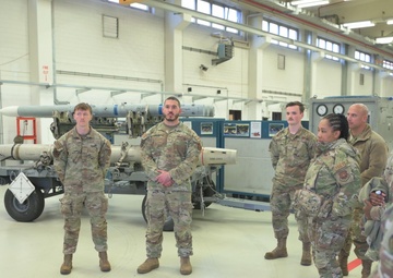 Command first sergeants visit Spangdahlem Air Base
