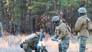 JB MDL – JB MDL – 2BN 25 USMC – Fort Dix MFP6 Mortar Live Fire – 6 Dec 2024