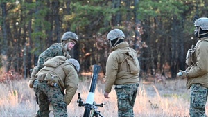 JB MDL – JB MDL – 2BN 25 USMC – Fort Dix MFP6 Mortar Live Fire – 6 Dec 2024