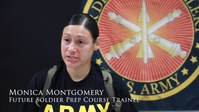 Monica Montgomery shares U.S. Army goals, Future Soldier Prep Course
