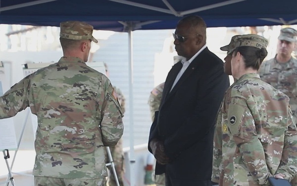 U.S. Secretary of Defense Lloyd Austin visits servicemembers in Japan BROLL I
