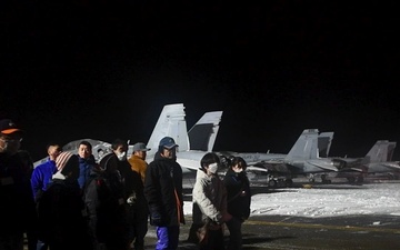 U.S. Marines and U.S. Air Force host a tour at Misawa Air Base