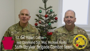 2024 holiday greeting from the 2-104 CAV