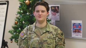 Soldiers assigned to 216th Military Police Company Wish Friends and Family Happy Holidays