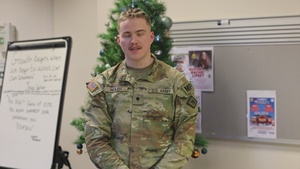 Soldiers assigned to 216th Military Police Company Wish Friends and Family Happy Holidays