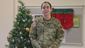 Soldiers assigned to 216th Military Police Company Wish Friends and Family Happy Holidays
