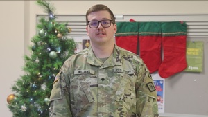 Soldiers assigned to 216th Military Police Company Wish Friends and Family Happy Holidays