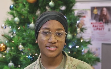 Soldiers assigned to 216th Military Police Company Wish Friends and Family Happy Holidays