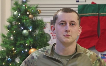 Soldiers assigned to 216th Military Police Company Wish Friends and Family Happy Holidays