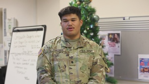 Soldiers from the 216th Military Police Company Wish Friends and Family Happy Holidays