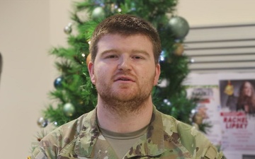 Soldiers assigned to 216th Military Police Company Wish Friends and Family Happy Holidays