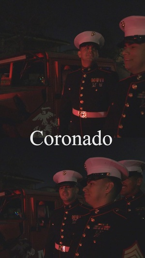 Marines Participate in Coronado Holiday Parade