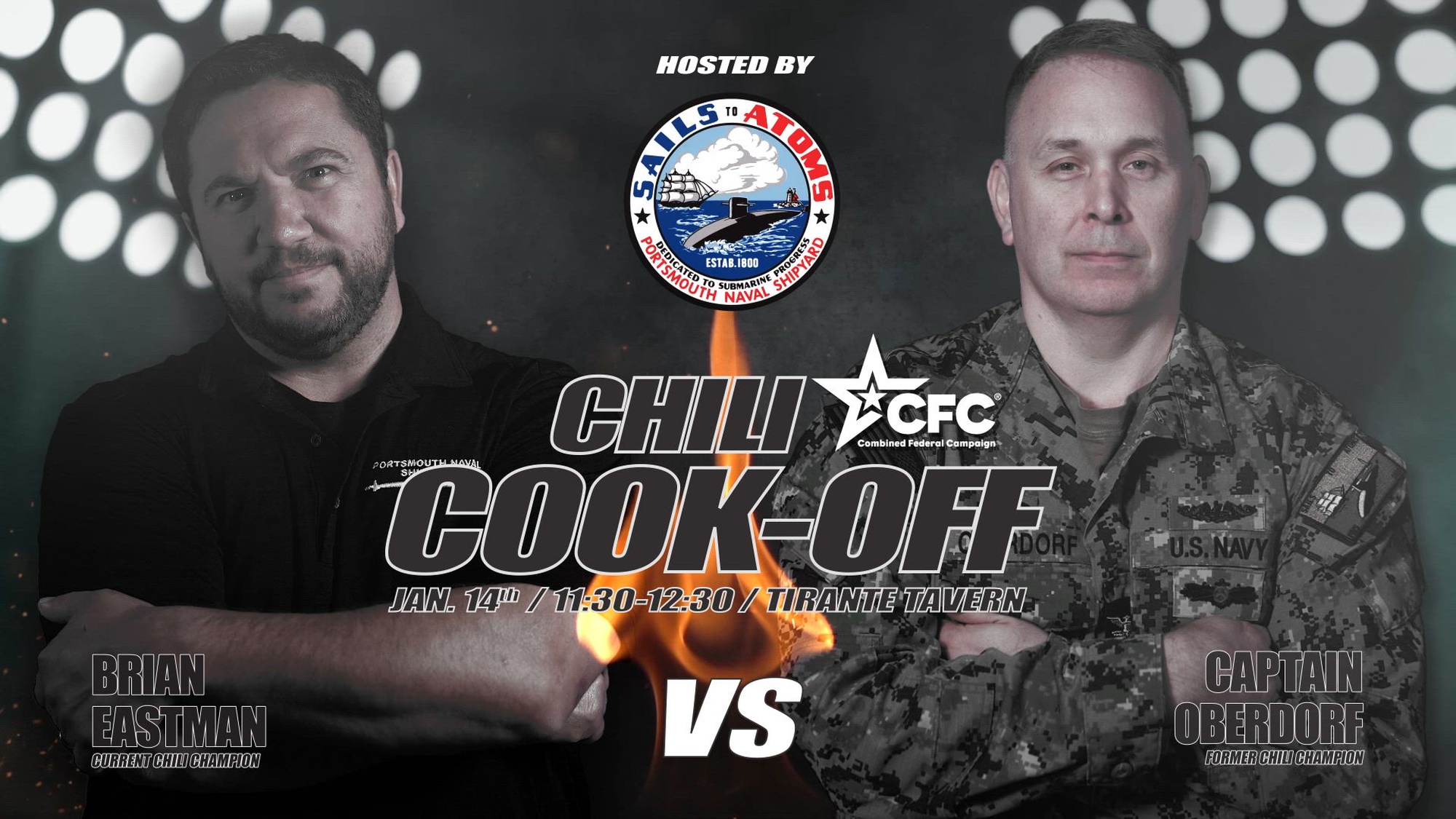 KITTERY, Maine (November 19, 2024): Rematch! Annual Combined Federal Campaign (CFC) Chili Cook-Off. (U.S. Navy video by Joel Messer/released)
