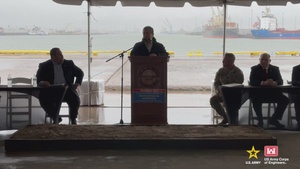 Brazos Island Harbor Channel Improvement Project Phase 2 Groundbreaking - Full Ceremony