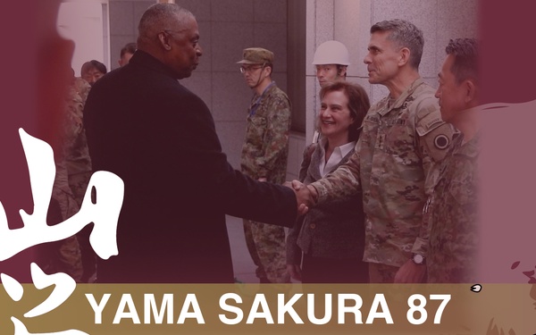 Yama Sakura 87: U.S. Secretary of Defense Lloyd Austin visits Japan