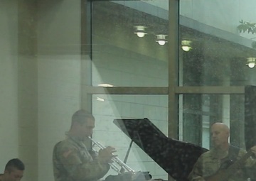 3rd Infantry Division Band performs Christmas Music at Candler and Lewis Cancer Research Hospitals