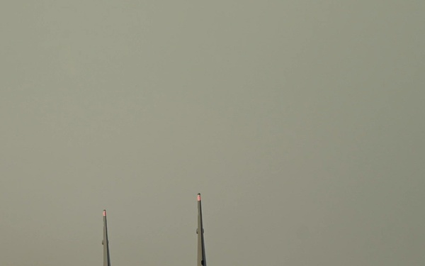 Three B-52H Stratofortresses conduct operations within the CENTCOM AOR (B-Roll)