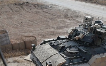 Coalition Forces Deploy M2A3 Bradley Fighting Vehicles