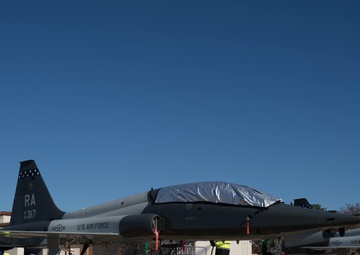 12th Maintenance Squadron corrosion team washes T-38 Talon