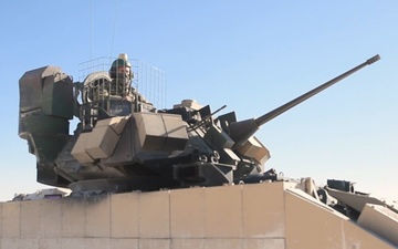 Coalition Forces Deploy M2A3 Bradley Fighting Vehicles