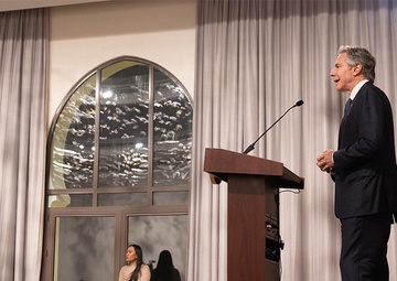 Secretary Blinken holds a press availability in Aqaba, Jordan