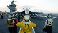 USS George Washington and Carrier Air Wing (CVW) 5 Conduct Flight Operations