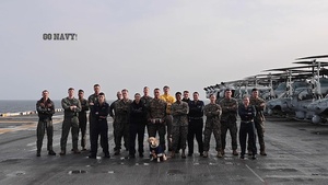 USS Wasp (LHD 1) Army-Navy Spirit Spot 2024