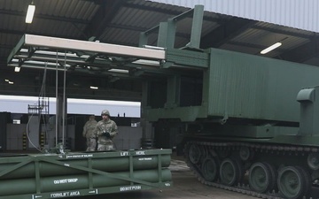 1-77 Field Artillery Regiment fields new Multiple Launch Rocket Systems