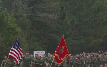 Marine Corps Combat Service Support Schools celebrates 249th birthday of the Marine Corps with motivational run