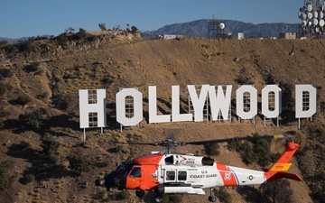 B-Roll: Coast Guard Air Station Ventura conducts helicopter formation/training flight