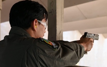 6th SFS CATM Holds Pistol Qualification Test