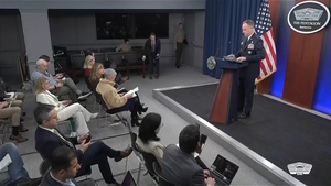 Pentagon Press Secretary Holds Briefing