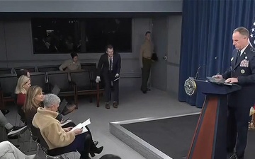 Pentagon Press Secretary Holds Briefing