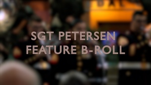 U.S. Marine Corps Sgt. Shelby Petersen Holiday Concert B-roll package