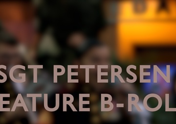 U.S. Marine Corps Sgt. Shelby Petersen Holiday Concert B-roll package