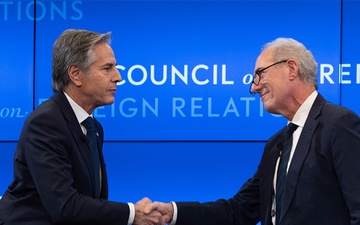 Secretary of State Antony J. Blinken participates in a conversation at the Council on Foreign Relations in New York City, New York