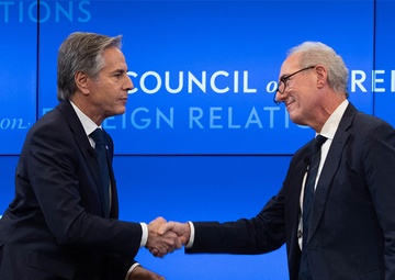Secretary of State Antony J. Blinken participates in a conversation at the Council on Foreign Relations in New York City, New York