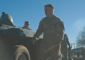 Soldiers Conduct a Strength, Mobility, and Endurance Test
