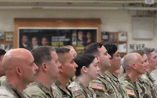 174th Air Defense Artillery Brigade Soldiers honored during call to duty ceremony